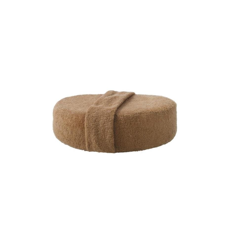 MSV - Peelingschwamm aus Jute 17.5 x 10.3 cm, Braun
