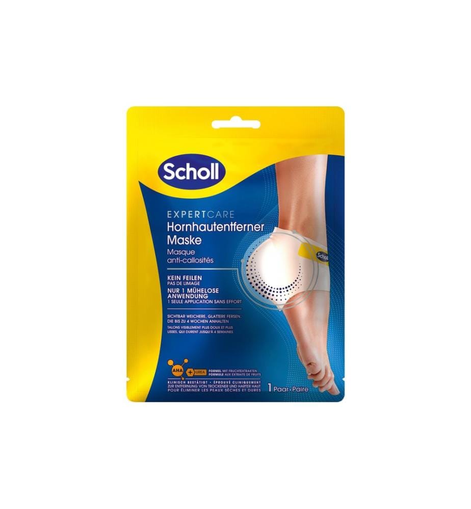 Scholl - Masque pour enlever les callosités 1 paire