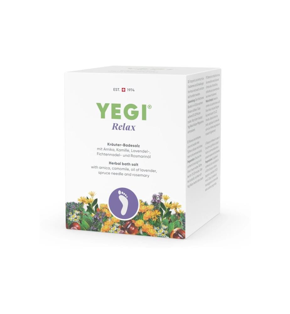 Yegi - Fusspflege Kräuter-Badesalz Relax 4 x 50 g