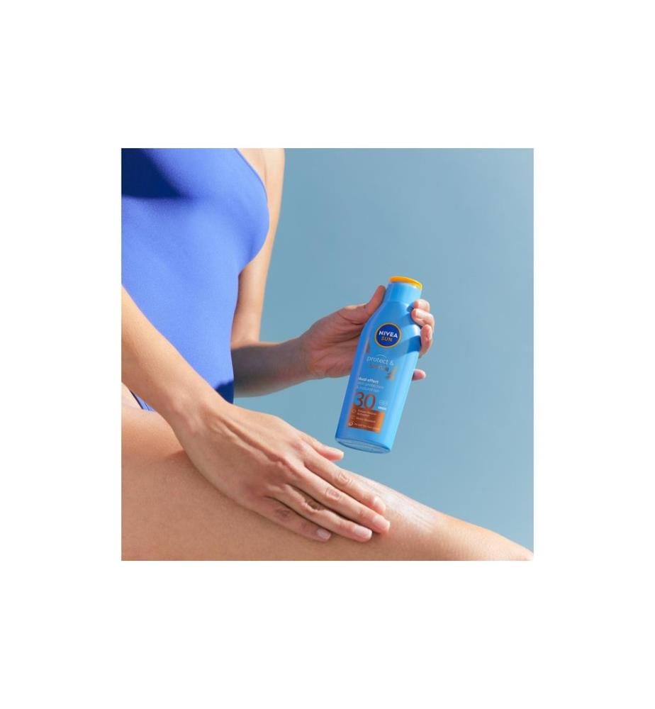NIVEA SUN - Lotion solaire Protect and Bronze LSF 30 200 ml