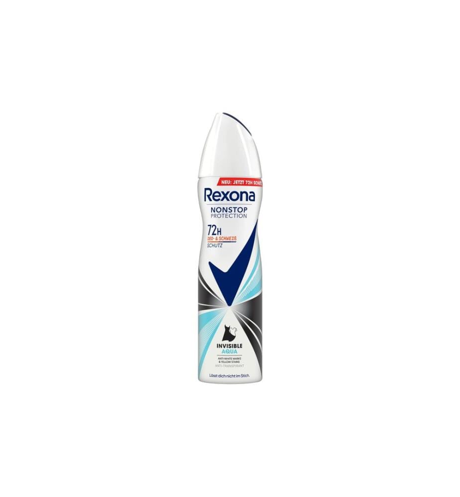 Rexona - Deo Spray Nonstop Protection Invisible Aqua 150 ml