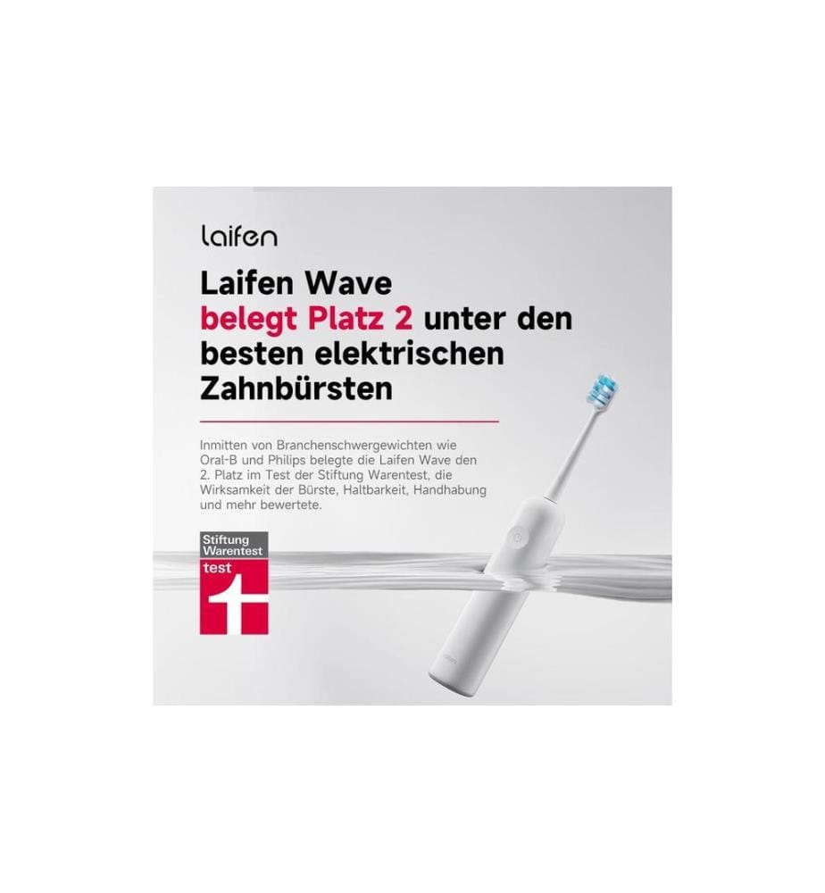 Laifen - Schallzahnbürste Wave ABS Weiss