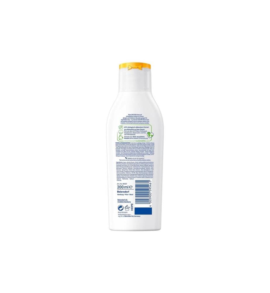 NIVEA SUN - Sonnenlotion Sensitive Immediate Protect LSF 50+ 200 ml