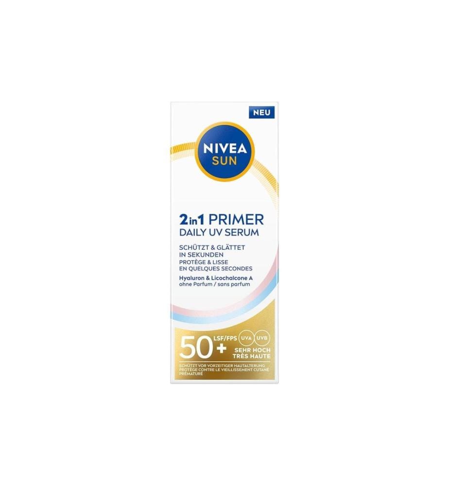 NIVEA SUN - Serum UV Face 2in1 Primer Daily LSF 50+ 30 ml