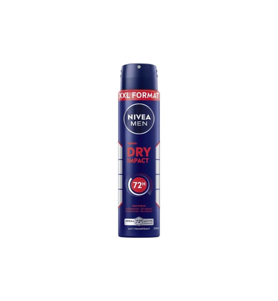 NIVEA MEN - Déodorant en aérosol Dry Impact XXL 250 ml