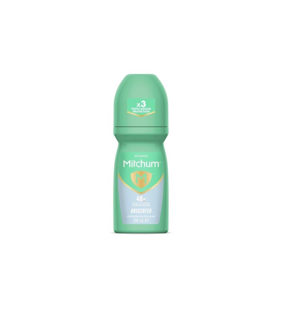 Mitchum - Déodorant en rouleau Unscented Female 100 ml