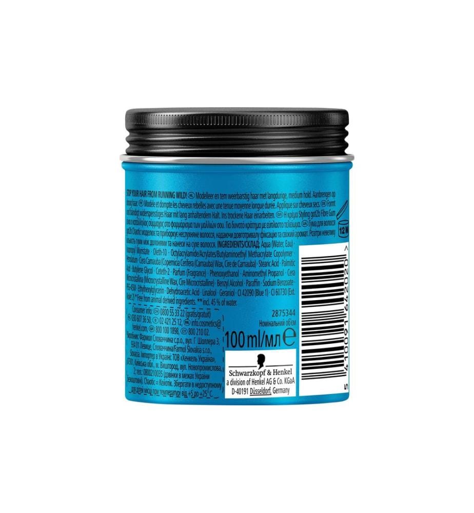 Schwarzkopf got2b - Haarpaste Chaotic fibre gum 100 ml