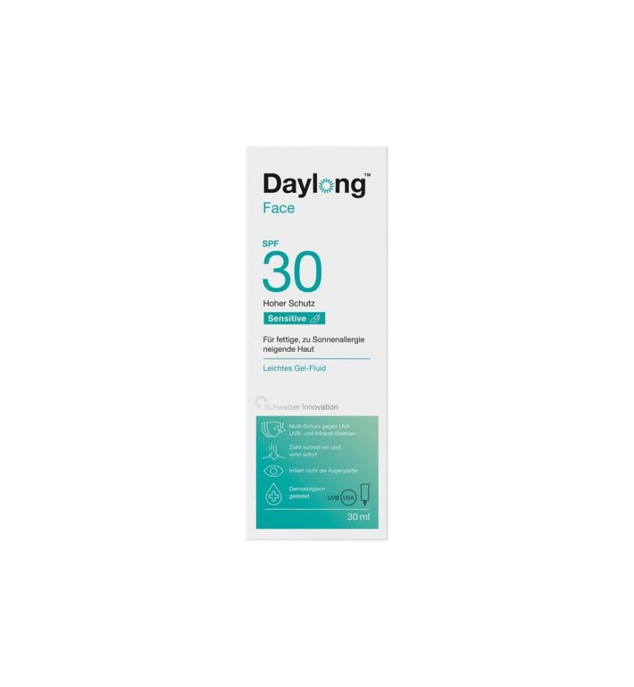 DAYLONG - Sonnencreme Sensitive Gel-Fluid Gesicht SPF 30 30 ml