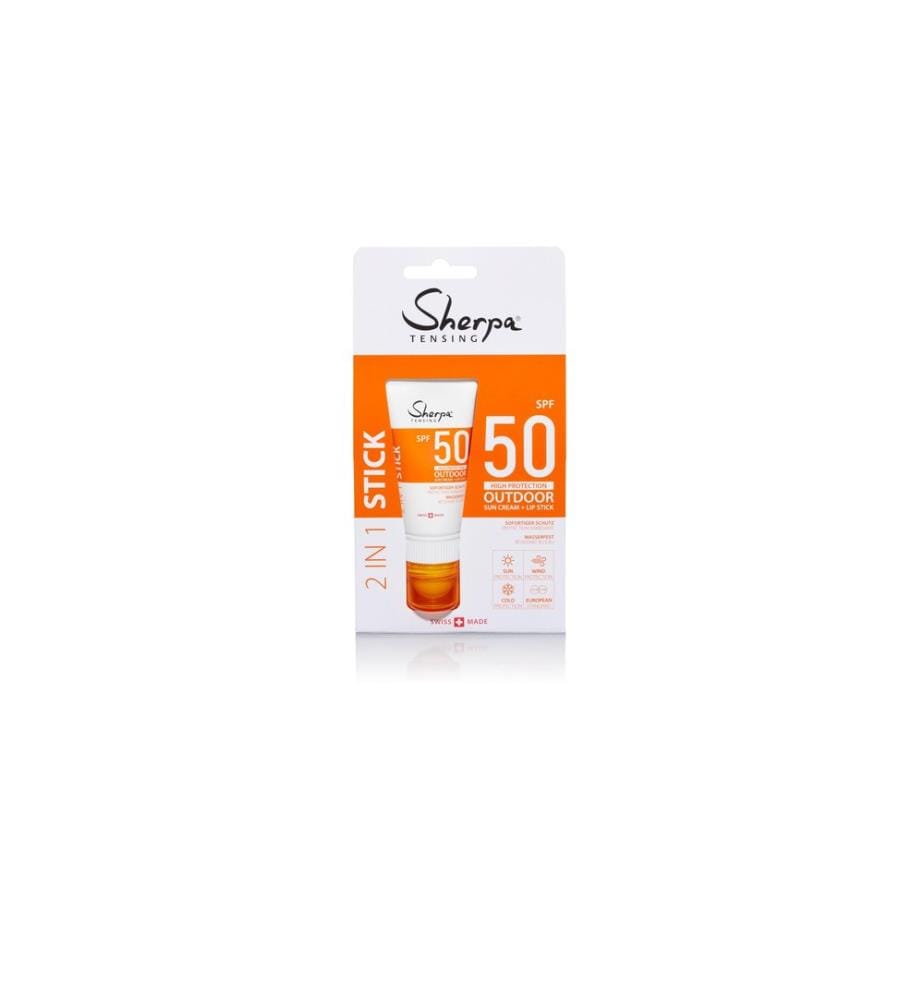 Sherpa Tensing - Crème solaire Visage et rouge à lèvres SPF 50 23.2 g