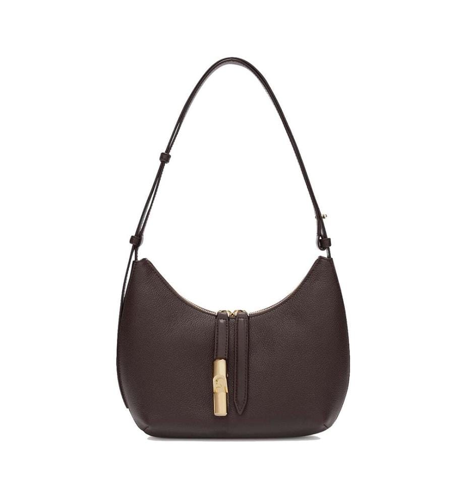 Sac bandoulière Goccia S - Marron