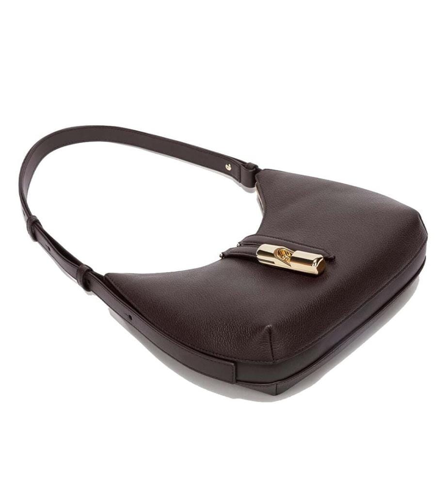 Sac bandoulière Goccia S - Marron