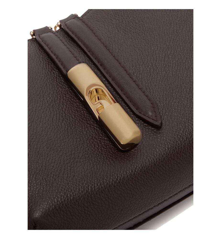 Sac bandoulière Goccia S - Marron
