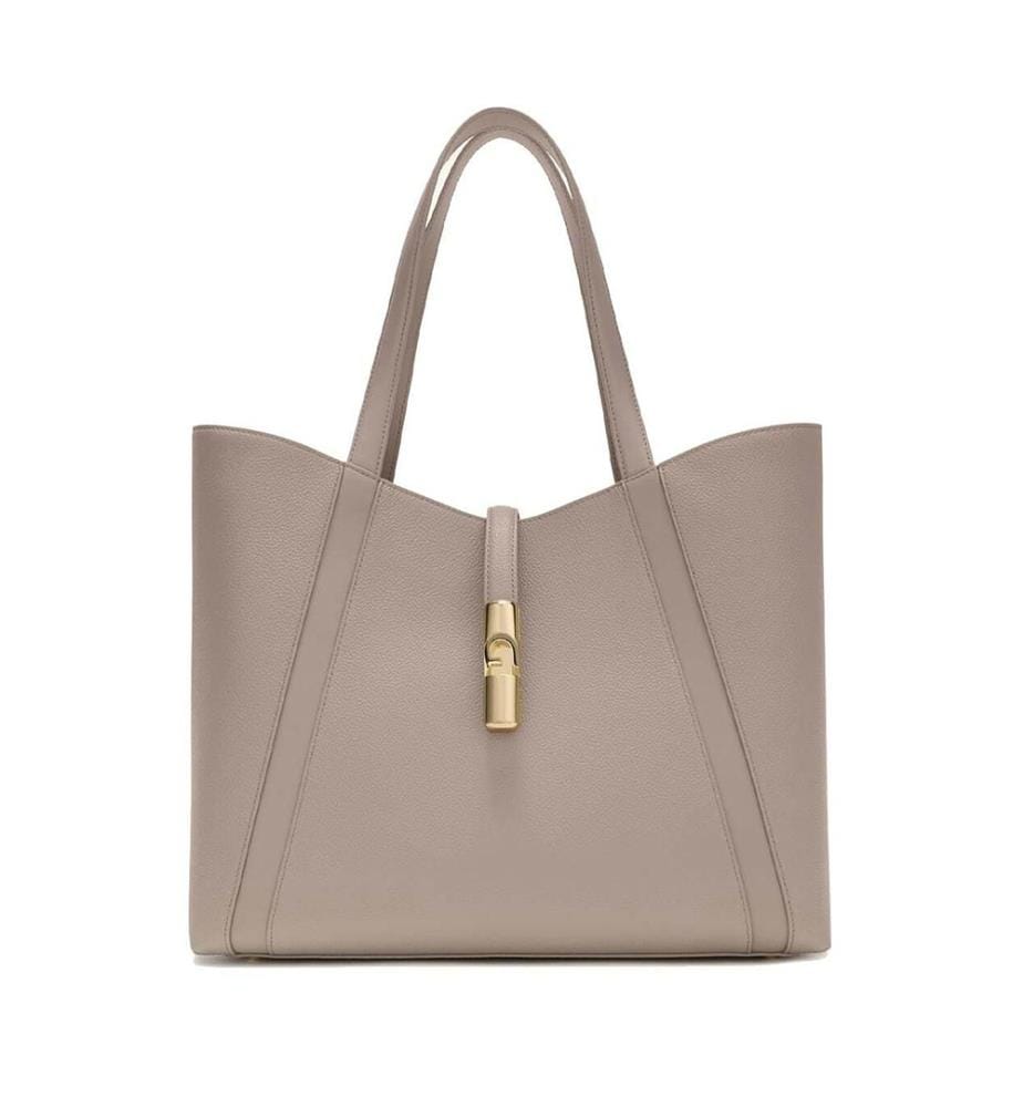 Goccia L Tote Bag - Beige