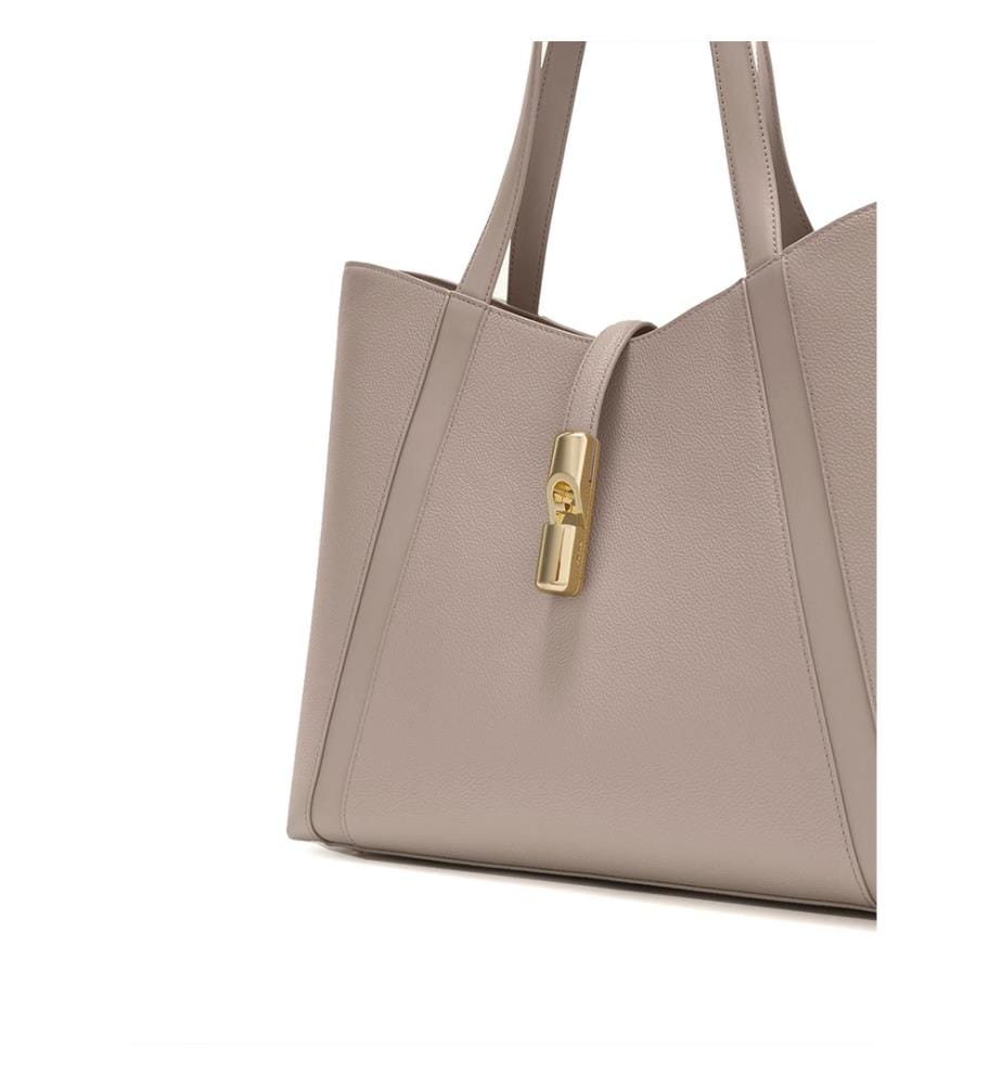 Goccia L Tote Bag - Beige
