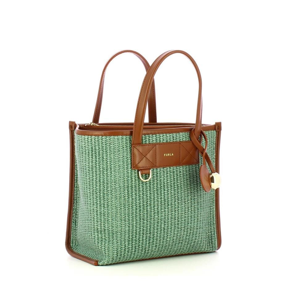 Divide It Tote Bag - Freesia and Espresso