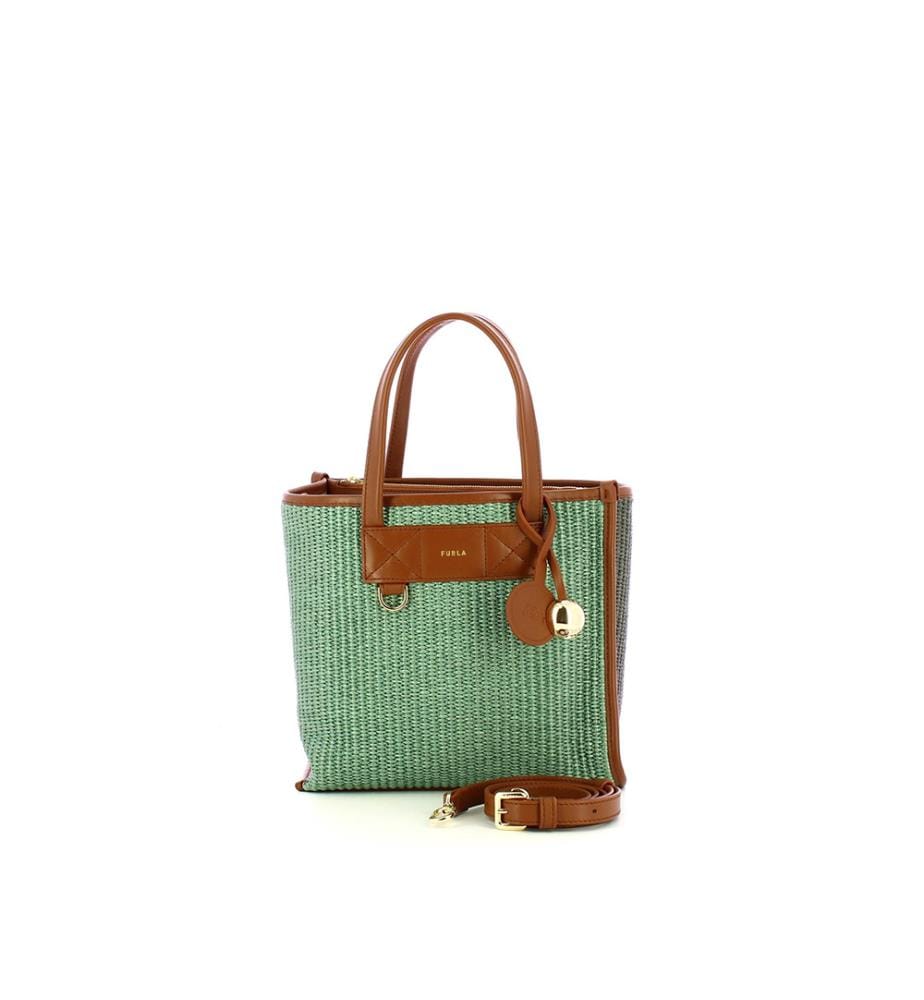 Divide It Tote Bag - Freesia and Espresso