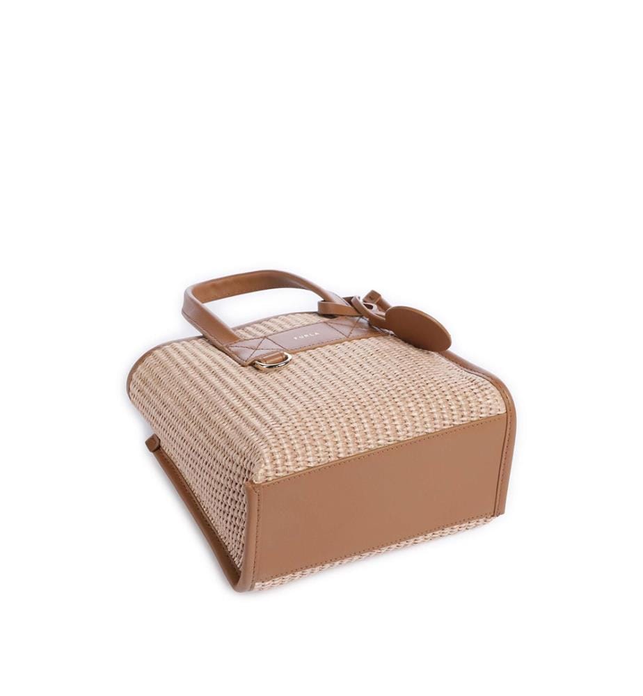 Mini cabas Divide It - Naturel et Tabac