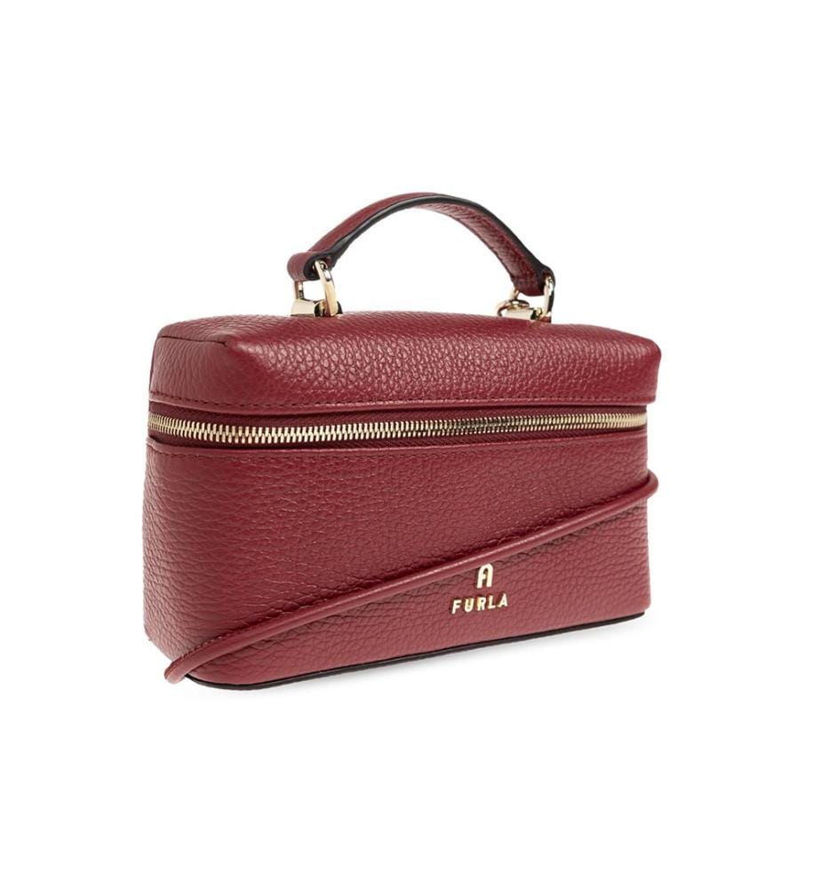 Mini-Kosmetiktasche Camelia Micro – Kirschrot