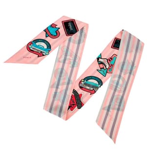Bandeau en soie Love 50 - Rose