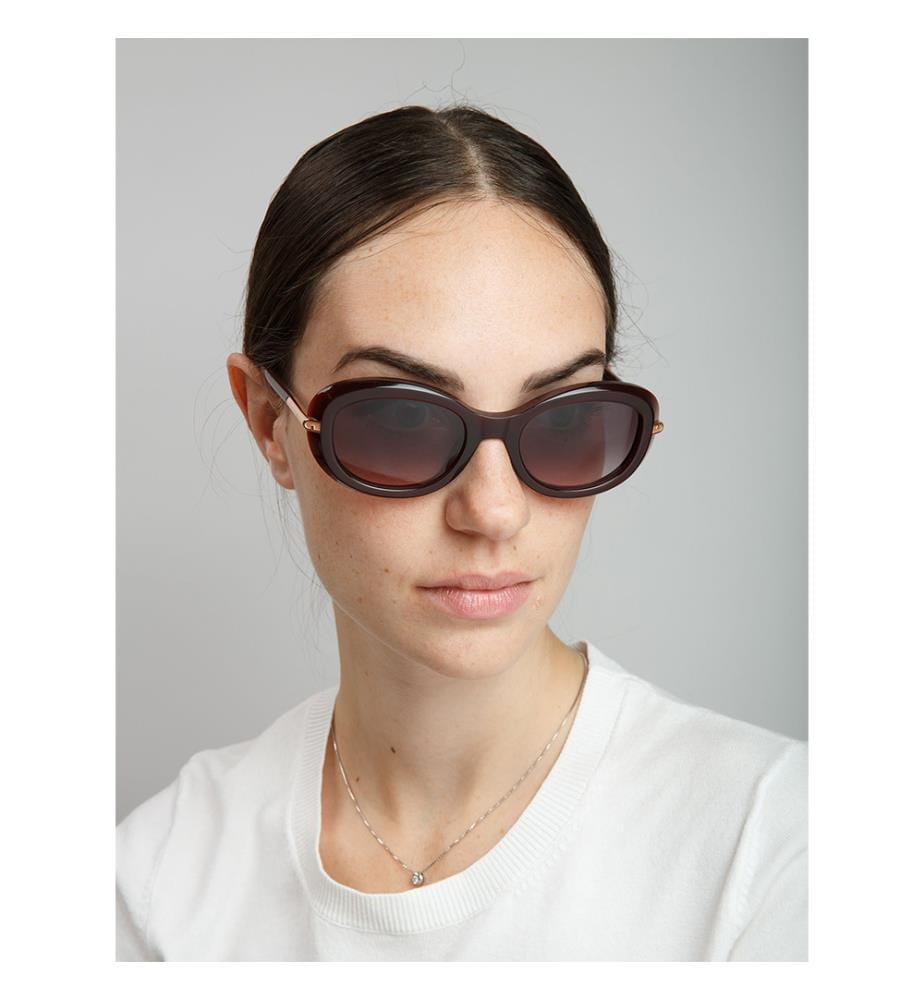 Lunettes de soleil - Glossy Dark Burgundy