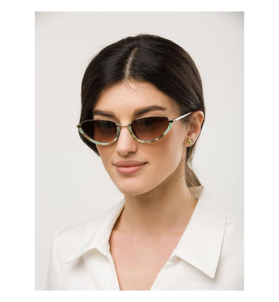 Lunettes de soleil - marron dégradé