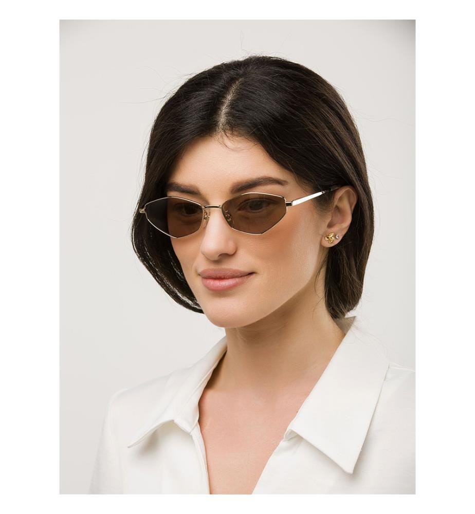 Lunettes de soleil - Light Gold & Green