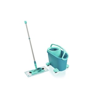 LEIFHEIT - Balai plat Clean Twist M Ergo avec roulettes