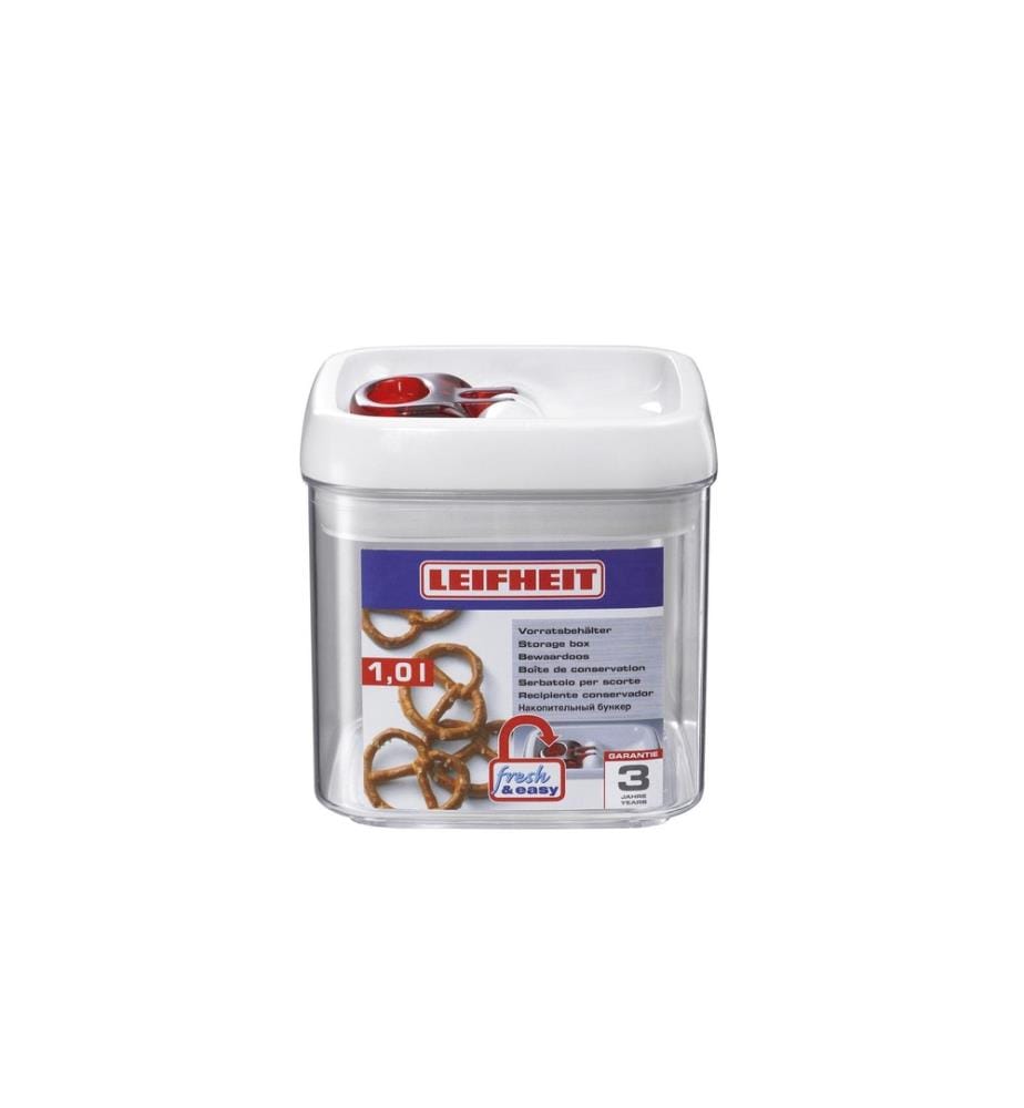 LEIFHEIT - Récipients à provisions Fresh & Easy 1 l, Transparent