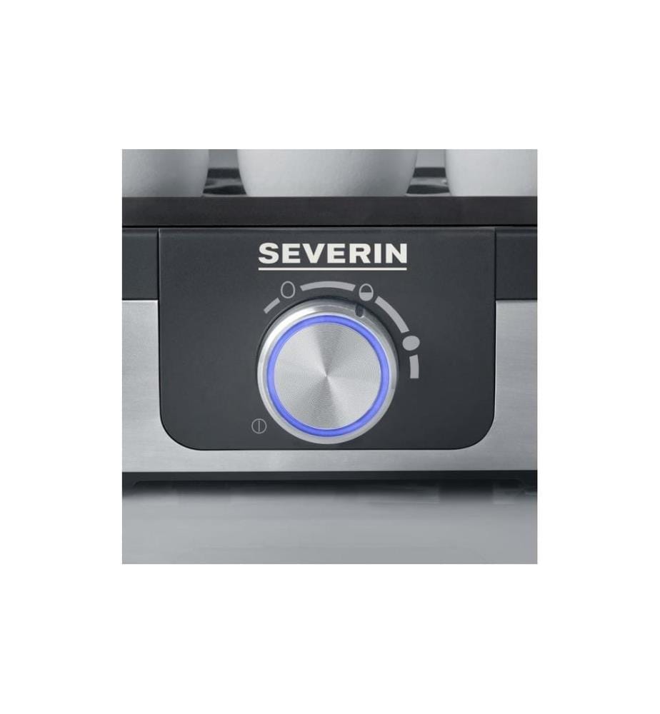 SEVERIN - Cuiseur à oeufs EK 3163, Noir/Argenté