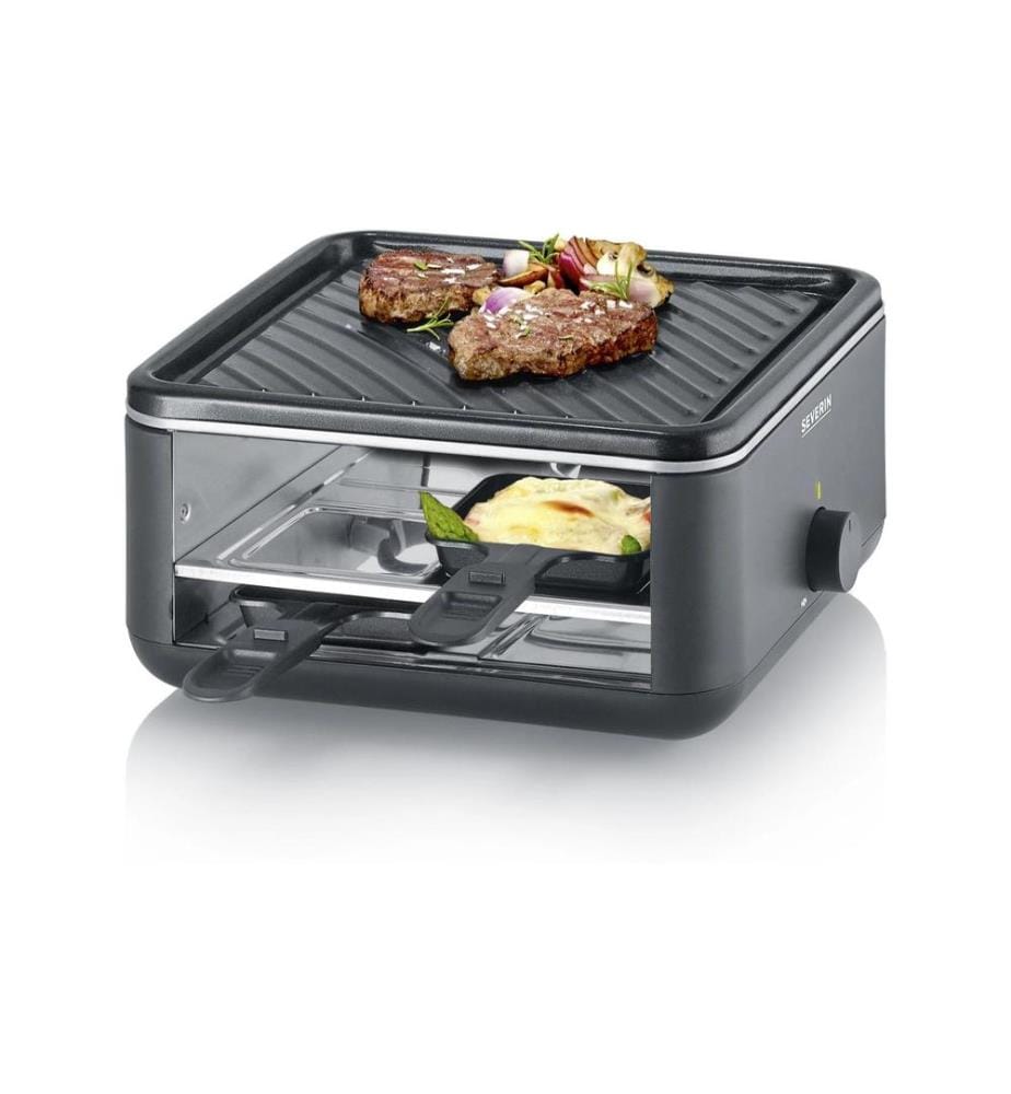 SEVERIN - Grill à raclette Black Line Lite Mini RG 2360 4 personnes