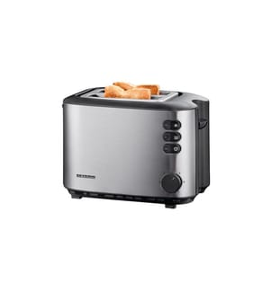 SEVERIN - Toaster AT 2514 Schwarz/Silber