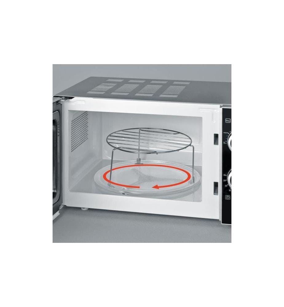 SEVERIN - Mikrowelle mit Grill MW 7875 Silber/Schwarz