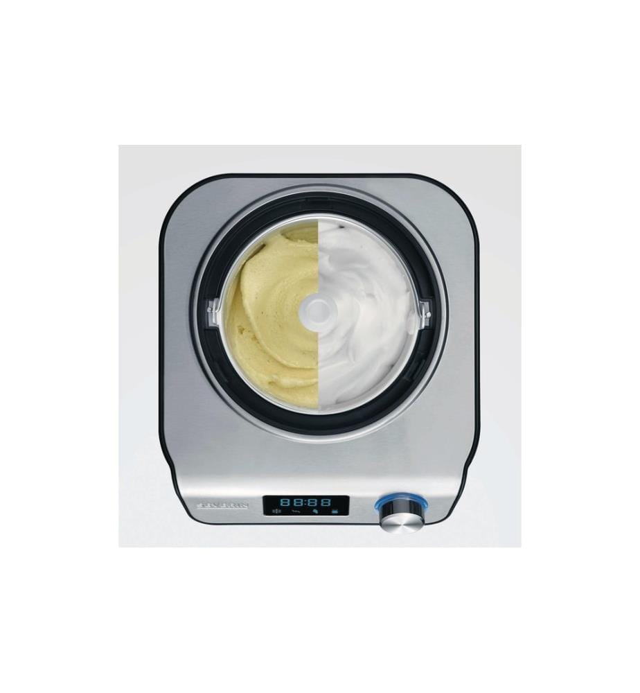 SEVERIN - Machine à glace EZ 7407 1.2 l, Noir/Argenté