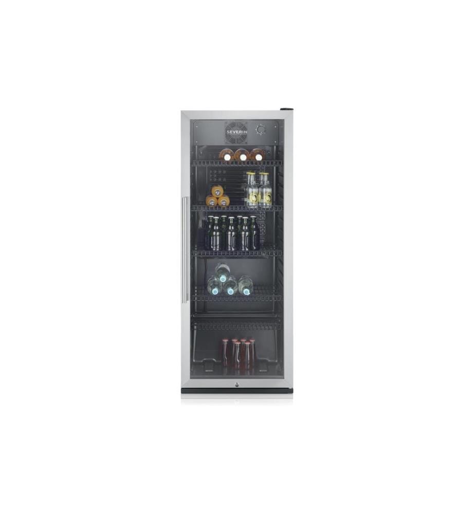SEVERIN - Cave à vin réfrigérée FKS 8841 Noir/Acier inoxydable, Droite