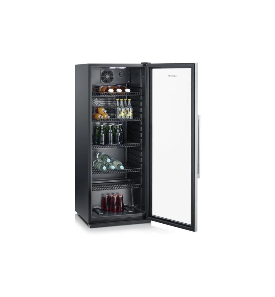 SEVERIN - Cave à vin réfrigérée FKS 8841 Noir/Acier inoxydable, Droite