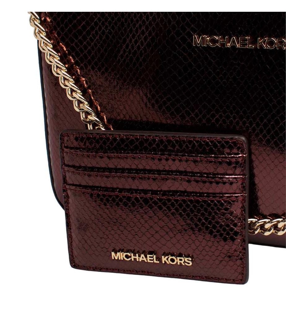 Damenhandtasche und Kartenetui - Bordeaux