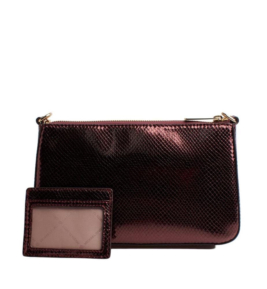 Damenhandtasche und Kartenetui - Bordeaux