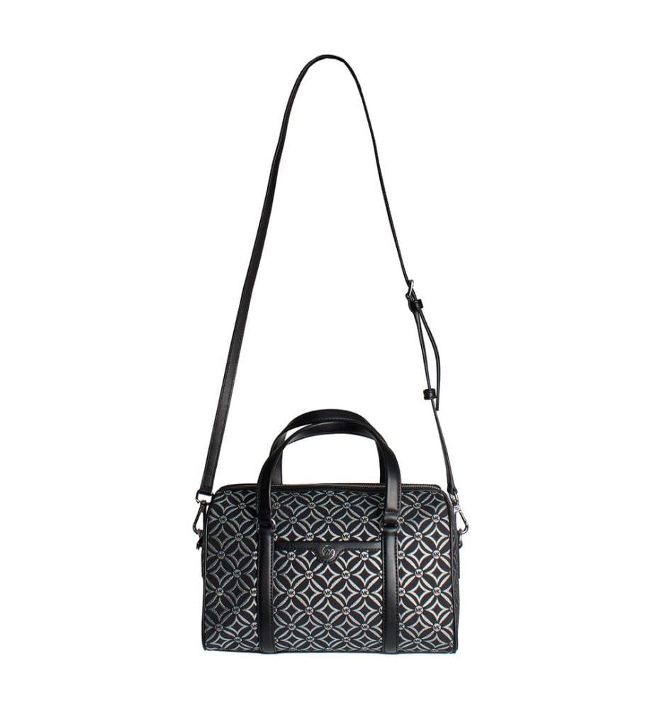 Ranzen-Tasche - Schwarz Silber