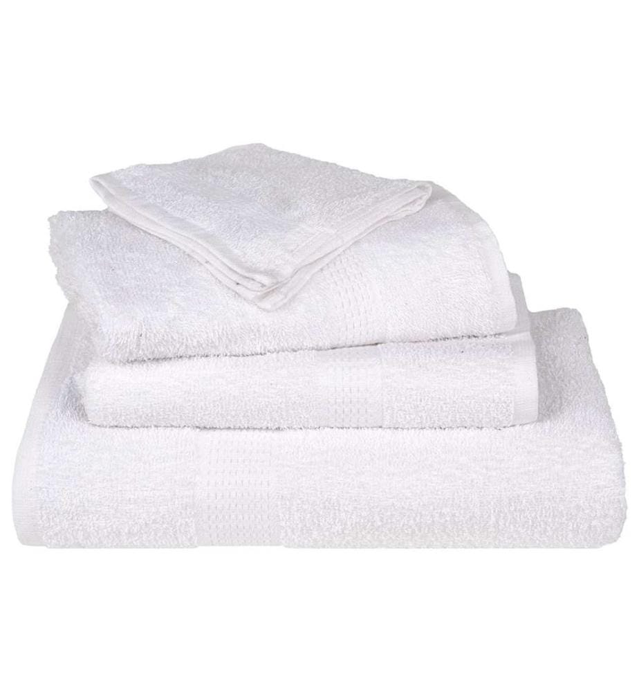 Duschtücher FROGN 2 Stk. Weiss 70x140 cm 360 g/m²