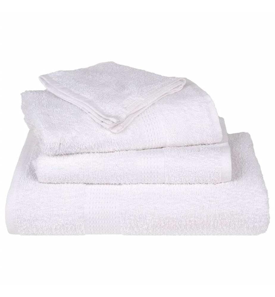 Badetücher FROGN 10 Stk. Weiss 100x150 cm 360 g/m²