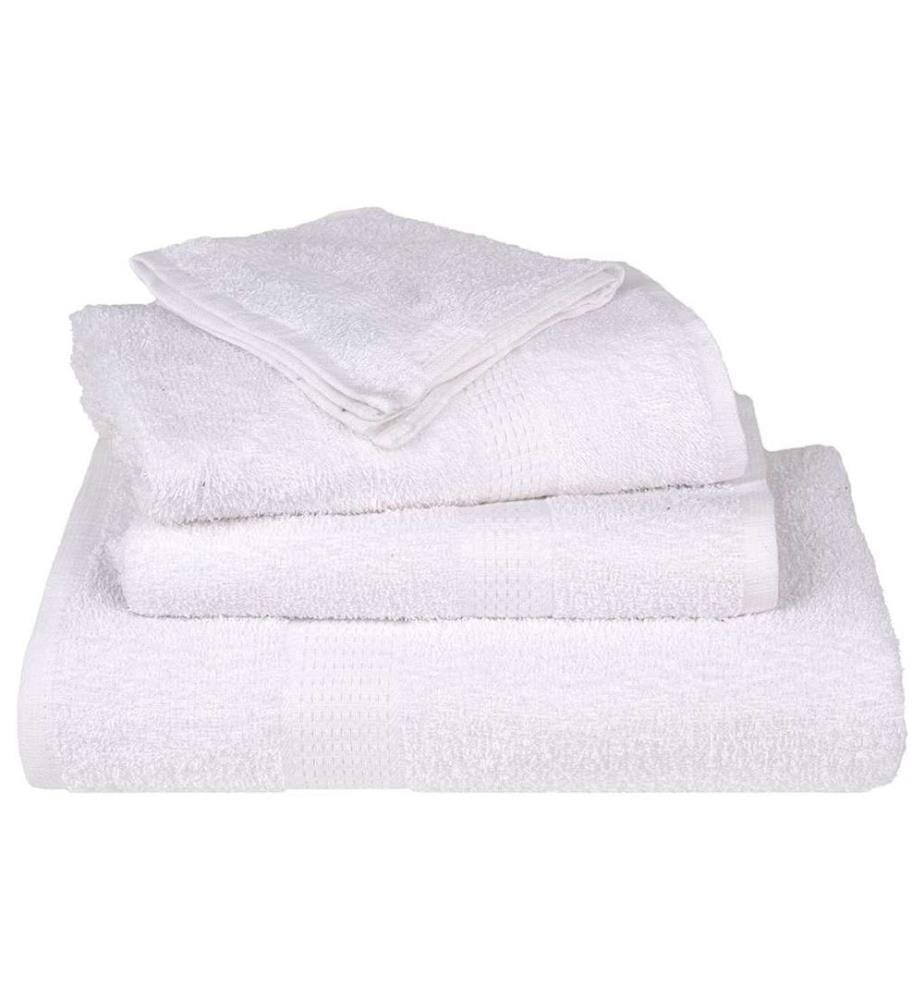 Badetücher FROGN 25 Stk. Weiss 100x150 cm 360 g/m²