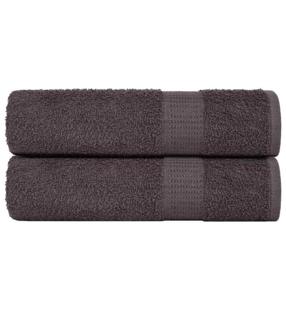 Badetücher FROGN 2 Stk. Anthrazit 100x150 cm 360 g/m²