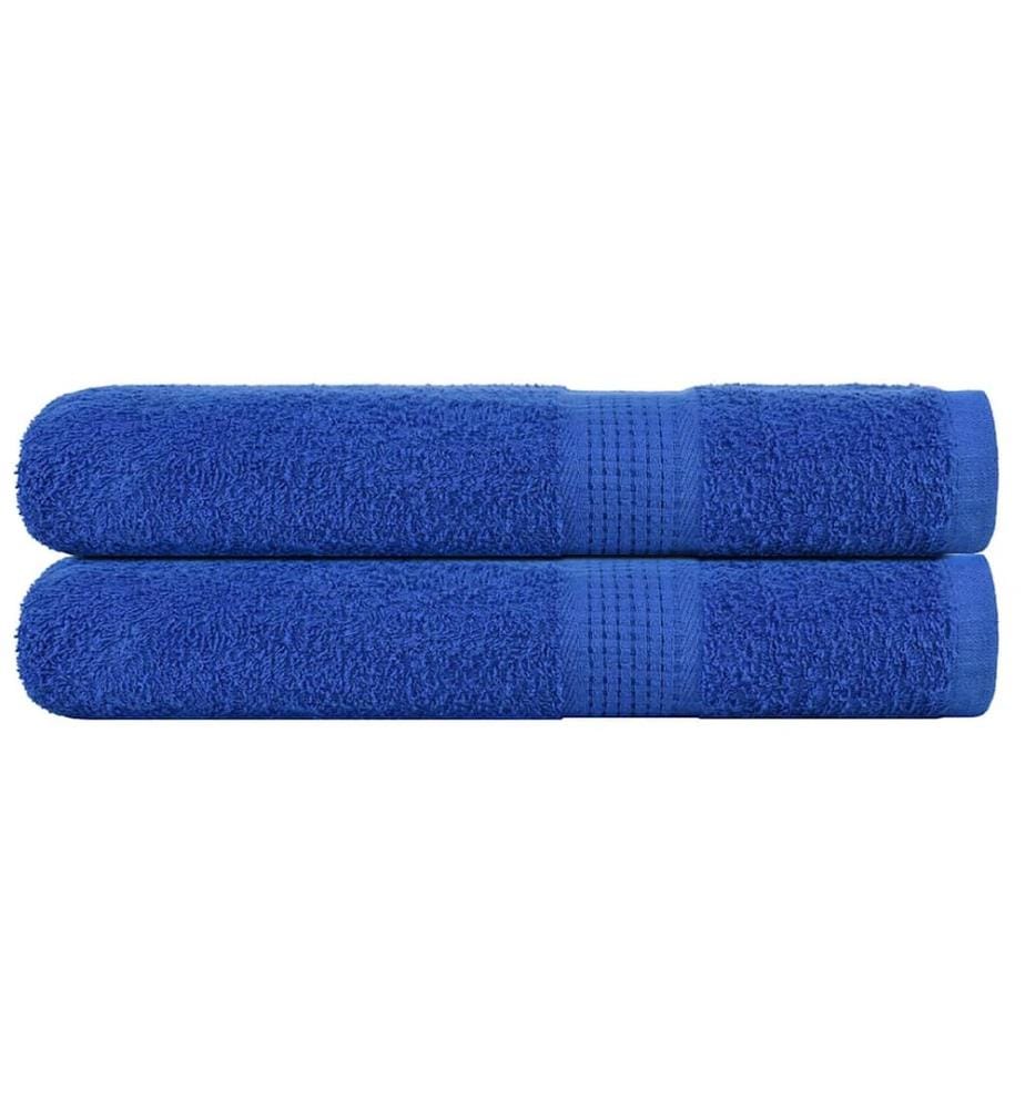 Saunatücher FROGN 2 Stk. Blau 80x200 cm 360 g/m²