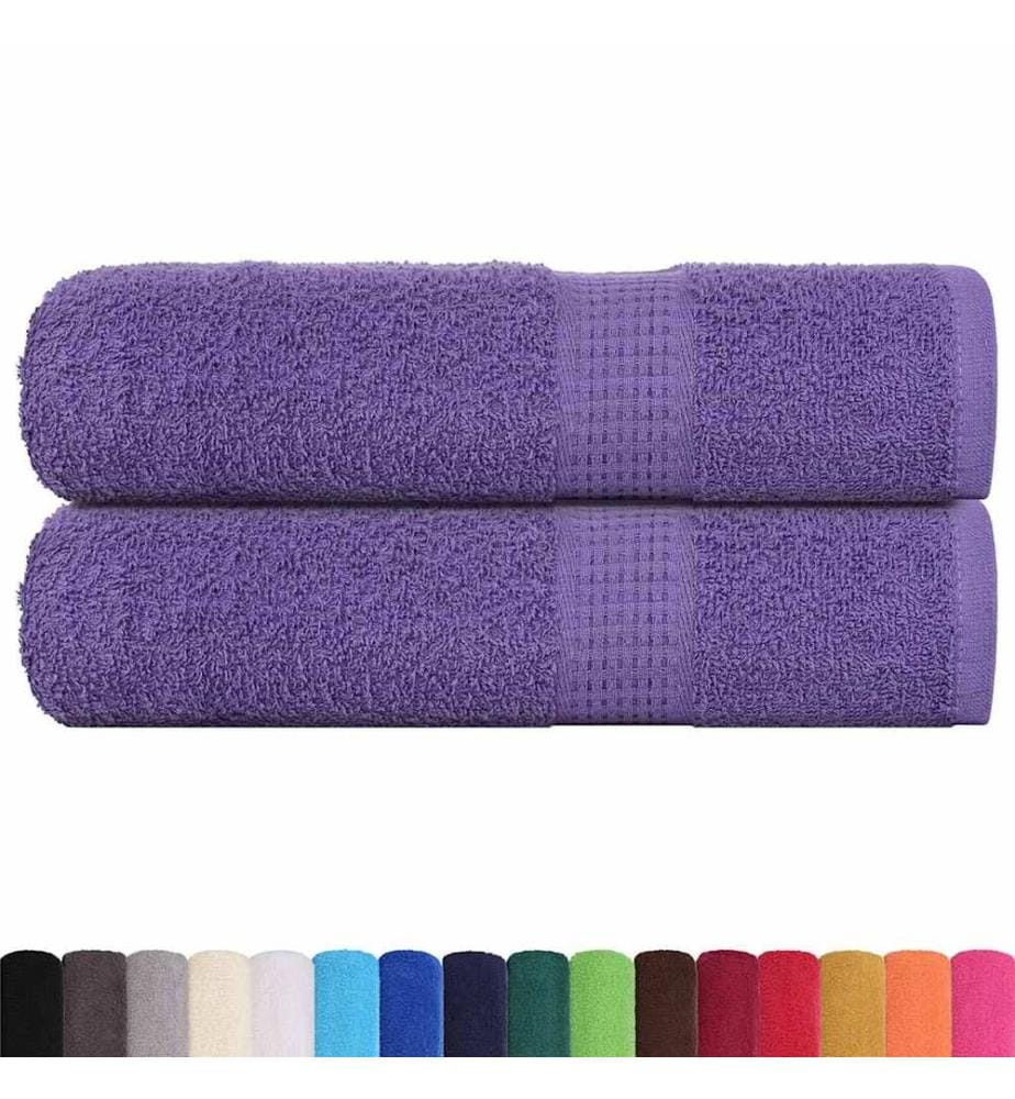 Handtücher FROGN 2 Stk. Lila 50x100 cm 360 g/m²