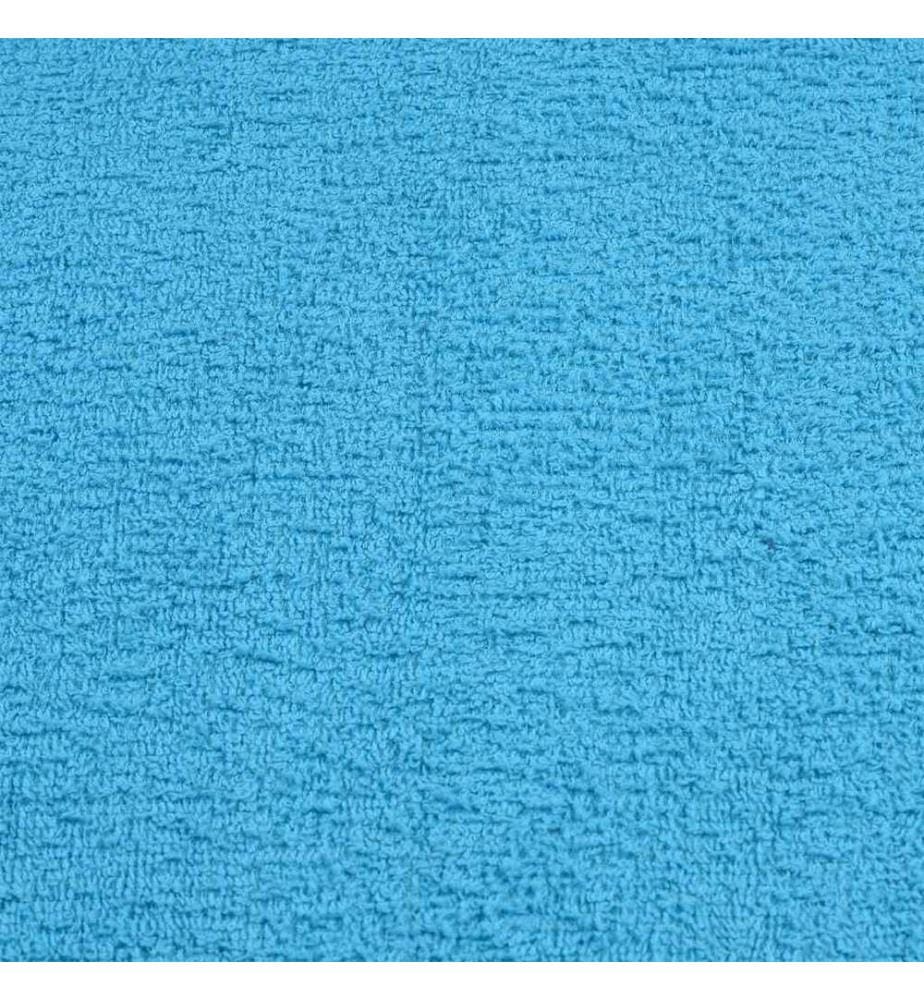 Serviettes de toilette FROGN 4 pièces Turquoise 30x30 cm 360 g/m²