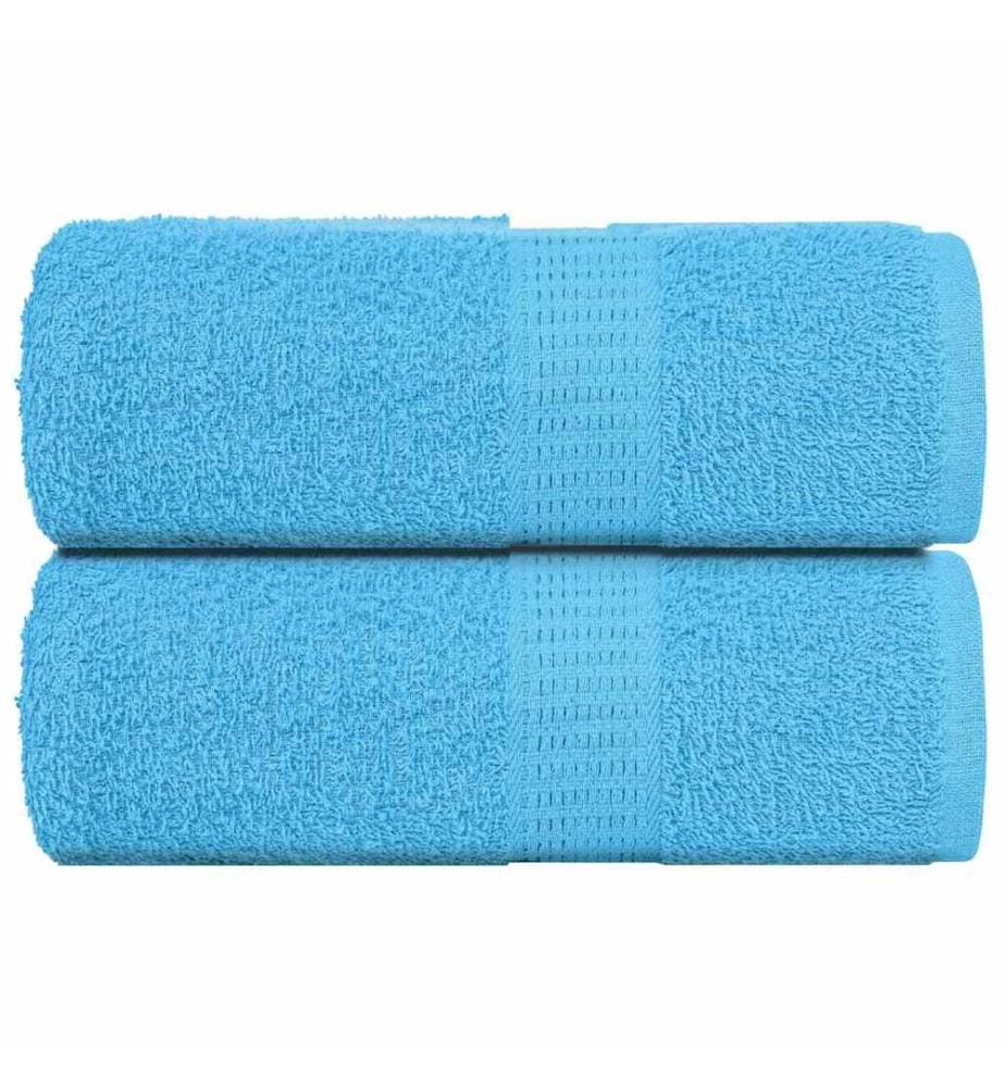 Serviettes d'invité FROGN 2 pcs turquoise 30x50cm 360 g/m²