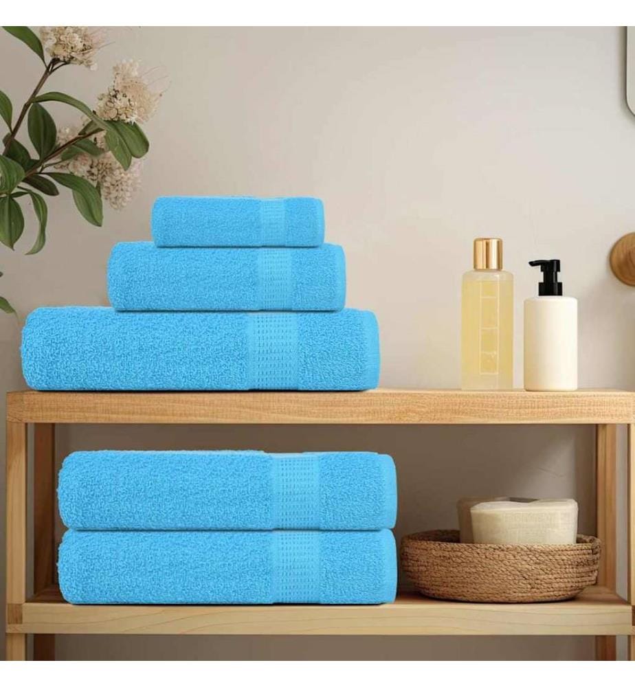 Serviettes d'invité FROGN 2 pcs turquoise 30x50cm 360 g/m²