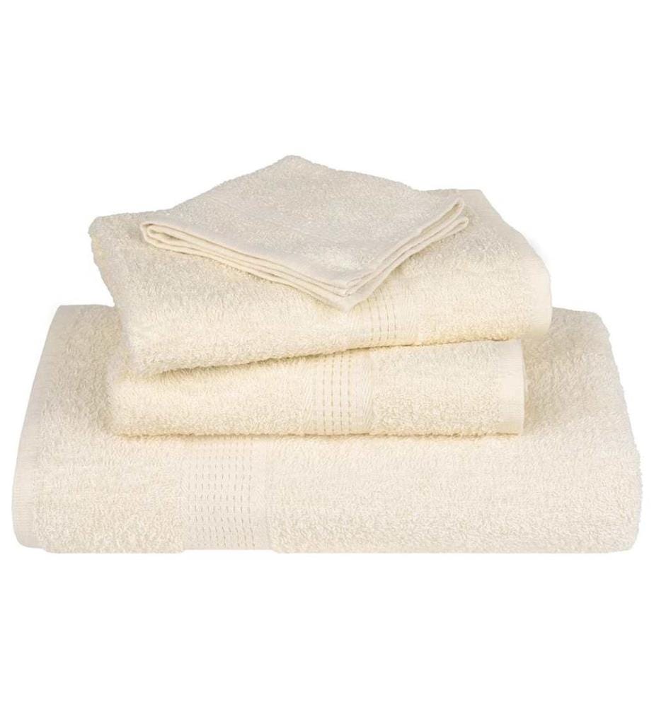 Serviettes FROGN 10 pcs crème 100x200 cm 360 g/m²