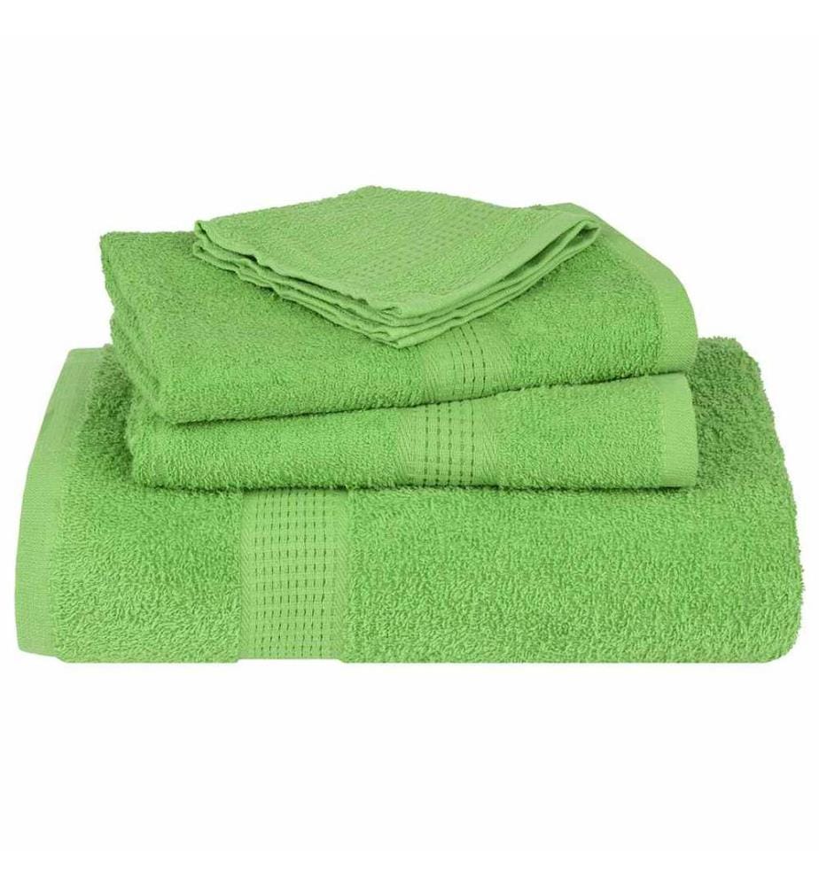 Serviettes FROGN 10 pcs vert pomme 100x200 cm 360 g/m²