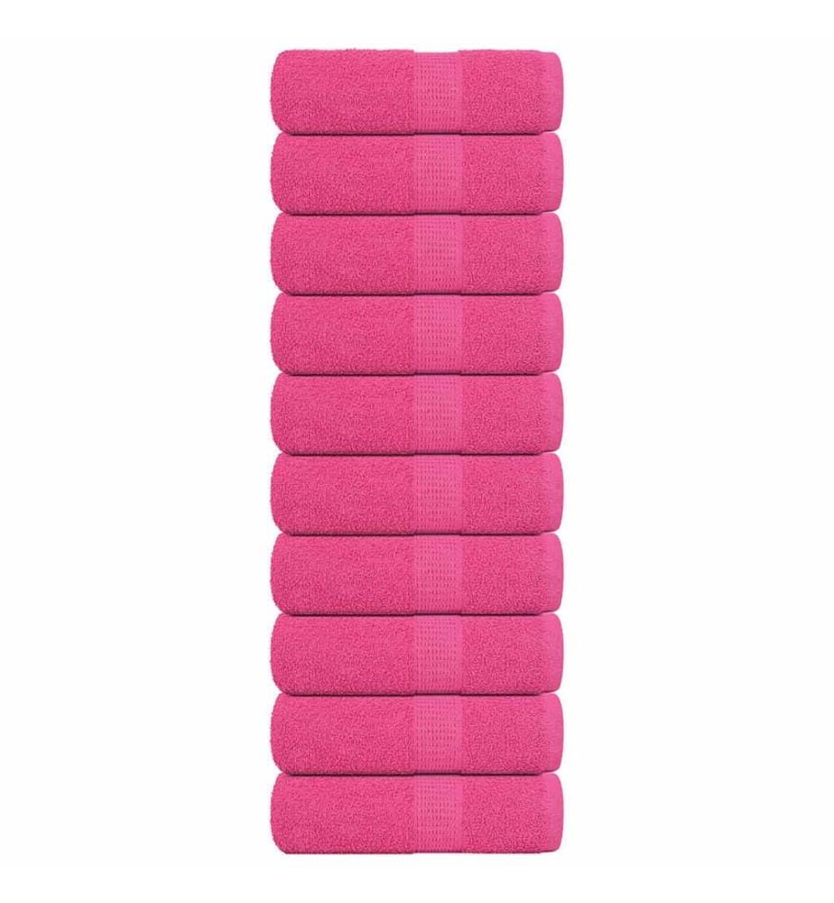 Waschtücher FROGN 10 Stk. Rosa 30x30 cm 360 g/m²